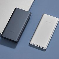 Внешний аккумулятор повербанк Xiaomi Mi Power Bank 10000mAh 22.5W PB100DZM серебро