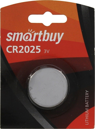 Батарейка Smartbuy литиевая CR2025/1B (SBBL-2025-1B) Батарейка Smartbuy литиевая CR2025/1B (SBBL-2025-1B)