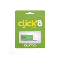 Флеш-накопитель QUMO Click Mint мята 8Gb