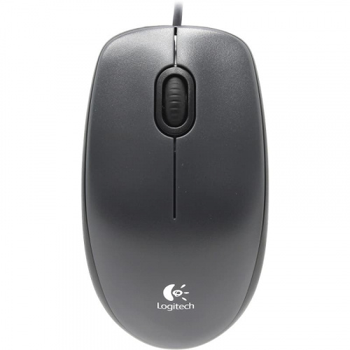 Мышь проводная Logitech M90 1000dpi серая