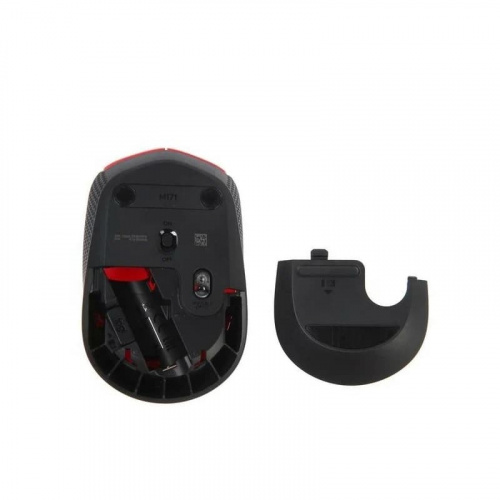 Мышь беспроводная Logitech M171 1000dpi красная фото 2
