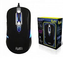 Мышь проводная игровая Smartbuy RUSH 711 черная (SBM-711G-K)