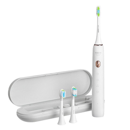 Электрическая зубная щетка ми сяоми ксиоми Sonic Electric Toothbrush X3U (2 насадки+щеточка для лица) белая фото 4 Электрическая зубная щетка ми сяоми ксиоми Sonic Electric Toothbrush X3U (2 насадки+щеточка для лица) белая фото 4