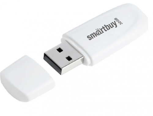 Флеш-накопитель Smartbuy Scout белый 32Gb фото 2 Флеш-накопитель Smartbuy Scout белый 32Gb фото 2
