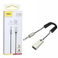 Блютуз aux FM трансмиттер bluetooth адаптер ресивер BT860