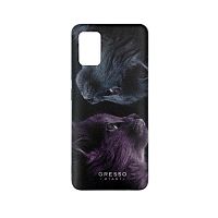 Чехол накладка для Realme C30/C30S Gresso Пушистики-принт 1 силикон черный