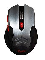 Мышь беспроводная игровая Smartbuy RUSH Ironclad серебристо-черная (SBM-731AGG-SK)