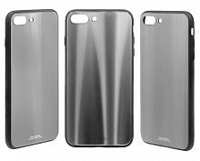 Чехол накладка для iphone 7/8 Plus (5.5) WK Polaris glass силикон+пластик серая