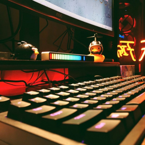 Умный светильник RGB эквалайзер светодиодный New Upgrade W-08 (1шт) фото 6
