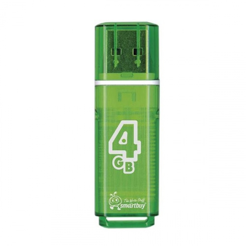 Флеш-накопитель Smartbuy Glossy зеленый 4Gb Флеш-накопитель Smartbuy Glossy зеленый 4Gb
