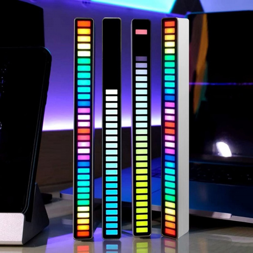 Умный светильник RGB эквалайзер светодиодный New Upgrade W-08 (1шт) фото 7
