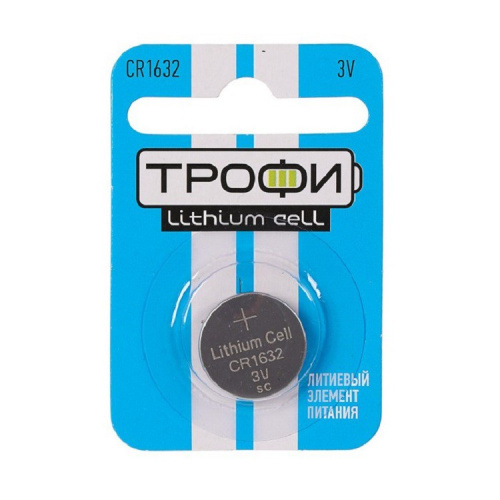 Батарейка Трофи литиевая CR1632-1BL Energy Power Батарейка Трофи литиевая CR1632-1BL Energy Power