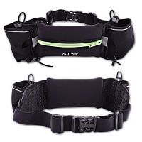 Сумка на пояс PICTET FINO RH09 125x36x210 Black/Green Zipper