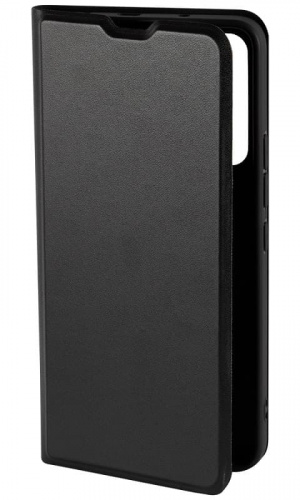 Чехол-книжка для Xiaomi Redmi 10C Red Line с застежкой на магнитах черный
