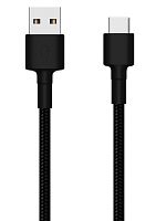 Кабель для зарядки Type-C USB XIAOMI Mi Braided 3A 100см черный RU