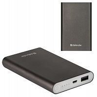Внешний аккумулятор повербанк Power bank DEFENDER ExtraLife 8000B 8000mAh черный
