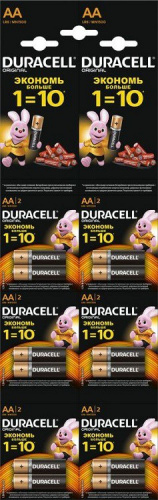 Батарейка Duracell алкалиновая LR6-2BL Basic 2x6 Батарейка Duracell алкалиновая LR6-2BL Basic 2x6