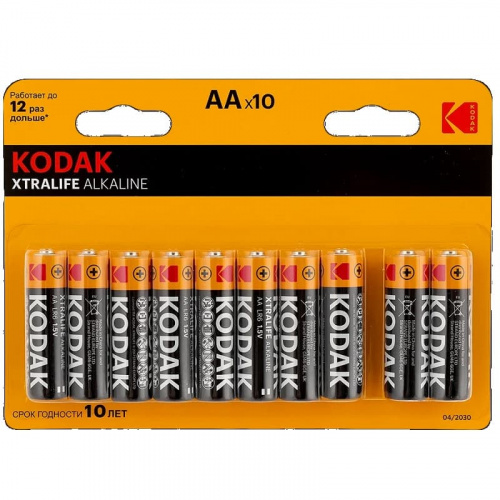 Батарейка Kodak алкалиновая LR6-8+2BL XTRALIFE Alkaline