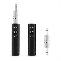 Блютуз aux FM трансмиттер bluetooth адаптер ресивер BT-450 черный