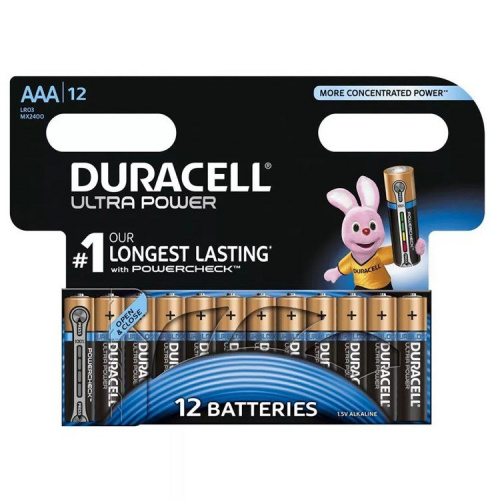 Батарейка Duracell алкалиновая LR03-12BL Ultra Батарейка Duracell алкалиновая LR03-12BL Ultra