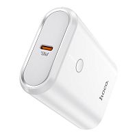 Внешний аккумулятор повербанк Power bank HOCO Q3 10000mAh PD 20W + QC3.0 белый
