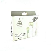 Наушники AOMALE FX-M1 белый с микрофоном