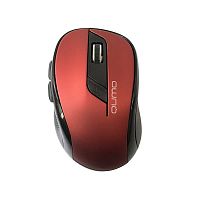 Мышь беспроводная Qumo Office Line M62 6 кнопок 2.4G, 800/1200/1600 dpi черно-красная