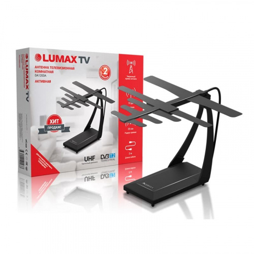Антенна пассивная комнатная LUMAX DA1203A Антенна пассивная комнатная LUMAX DA1203A