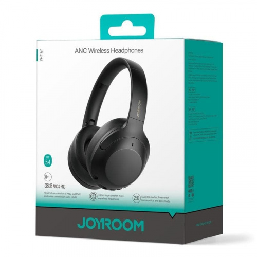 Наушники беспроводные накладные Joyroom JR-JH2 BT 5.4 черные фото 8