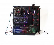 Клавиатура проводная игровая Qumo Spirit K09, 104 клавиш, подсветка