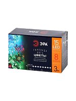 Гирлянда Эра ENIN-3Z LED Нить Цветы 3м, мультиколор 8 режимов, 15 LED, IP20 220V