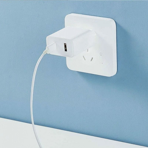 Сетевое зарядное устройство XIAOMI Mi 33W Wall Charger Type- A + Type-C белое AD332EU RU фото 2