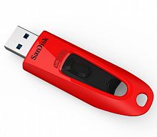 Флеш-накопитель Sandisk Cruzer Ultra CZ48 USB 3.0 красный 64Gb