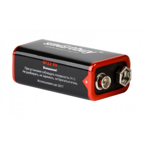Батарейка Smartbuy Крона солевая 6F22/1S (SBBZ-9V01S)