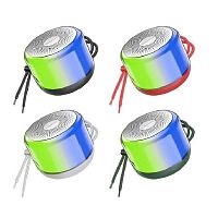 Колонка Borofone BR28 Joyful sports Colorful LED BT Блютуз 600mAh черная