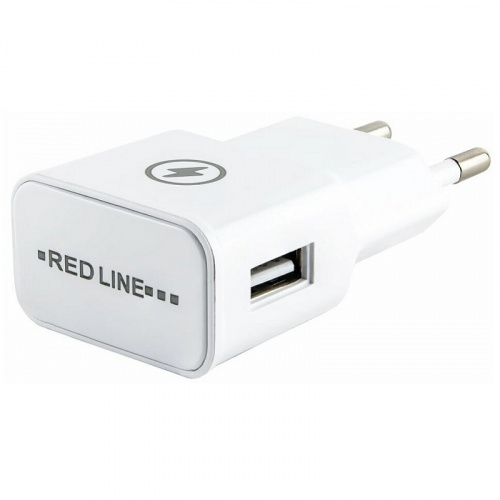 Сетевое зарядное устройство + кабель Micro USB Red Line NT-1A 1USB 1A белое