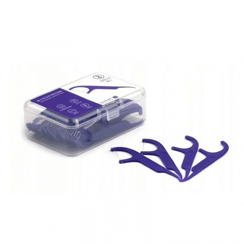 Зубная нить ми сяоми ксиоми Dental Floss Pick 50шт фиолетовая фото 3 Зубная нить ми сяоми ксиоми Dental Floss Pick 50шт фиолетовая фото 3