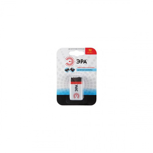 Батарейка ЭРА крона 6LR61-1BL Super Alkaline Батарейка ЭРА крона 6LR61-1BL Super Alkaline